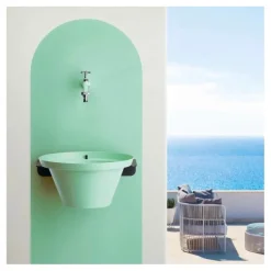 Fontana da Giardino Aquapoint a Parete Wall Fountain Verde Salvia