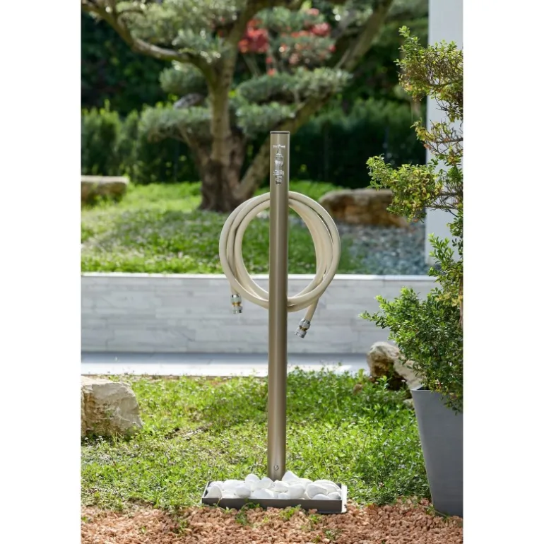 Fontana da Giardino Aquapoint Loop Ground Grigio Tortora