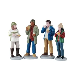 Food Truck Patrons Set Of 4 Cod. 52530