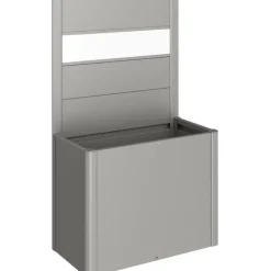 Frangivista con Elemento Vetro per Aiuola Rialzata in Metallo Biohort