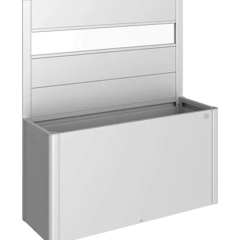 Frangivista con Elemento Vetro per Fioriera BELVEDERE in Metallo Biohort