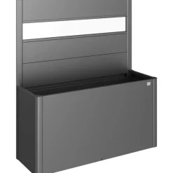 Frangivista con Elemento Vetro per Fioriera BELVEDERE in Metallo Biohort