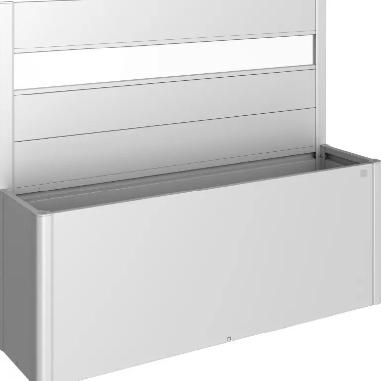 Frangivista con Elemento Vetro per Fioriera BELVEDERE in Metallo Biohort