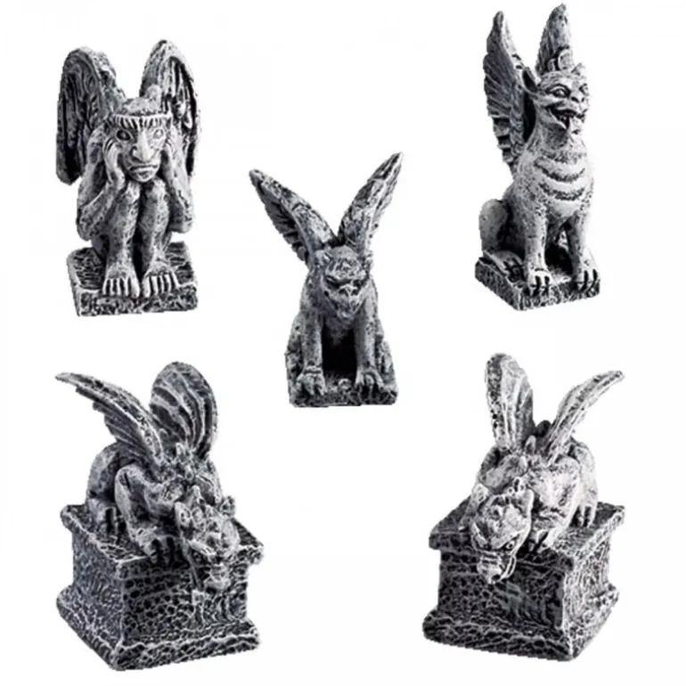 Gargoyles Set Of 5 Cod. 52124