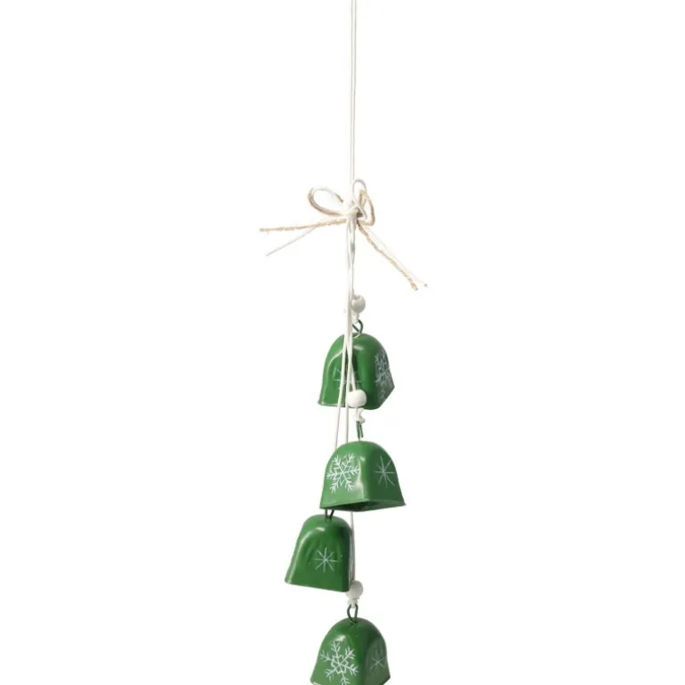 Ghirlanda Campanelle Quadrate 38 cm. Pezzo Singolo