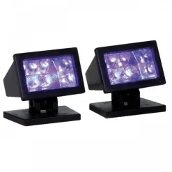 Halloween Purple Light Set of 2 B/O 4.5V Cod. 34974