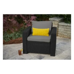 Keter 2 Poltrone Con Braccioli CALIFORNIA Grafite