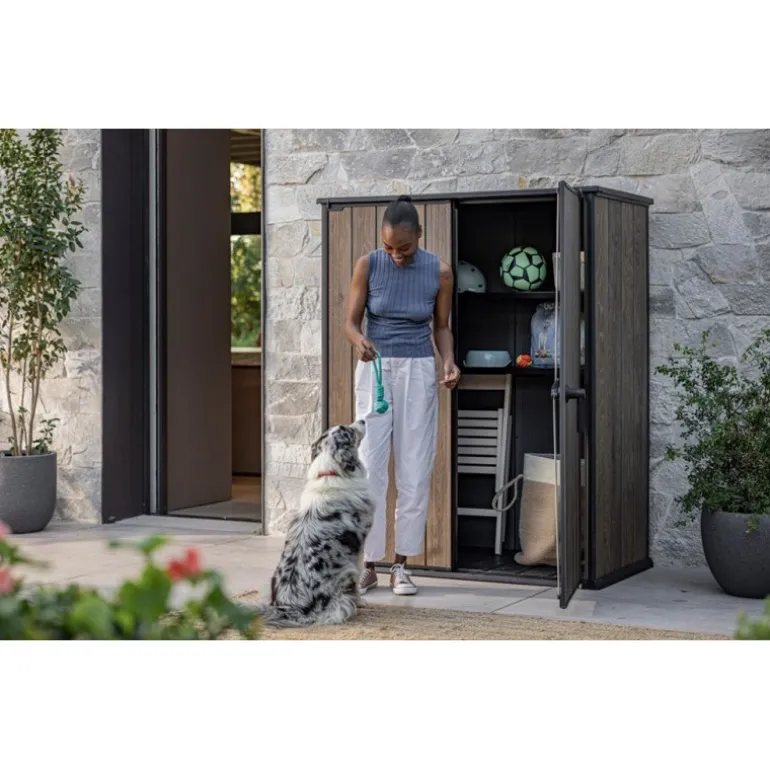 Keter Armadio in Resina SIGNATURE VERTICAL NOCE