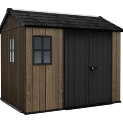 Keter Casetta da Giardino in Resina SIGNATURE APEX 975 NOCE - Doppia scelta di montaggio