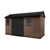 Keter Casetta da Giardino in Resina NEWTON PLUS 1375 - Doppia Scelta di Montaggio