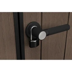 Keter Casetta da Giardino in Resina NEWTON PLUS 7511 - Doppia Scelta di Montaggio