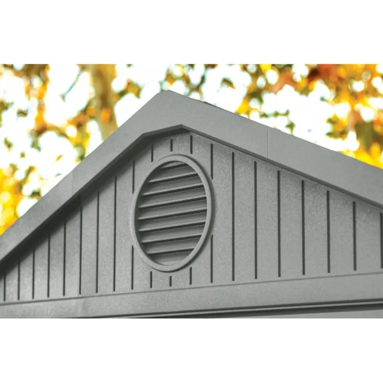 Keter Casetta da Giardino in Resina DARWIN 6x4 Green con Finestre Frontali