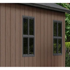 Keter Casetta da Giardino in Resina NEWTON PLUS 7515 - Doppia Scelta di Montaggio