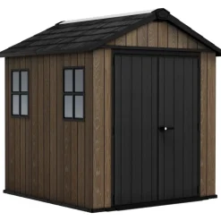 Keter Casetta da Giardino in Resina SIGNATURE APEX 775 NOCE - Doppia scelta di montaggio