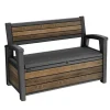 Keter Cassapanca in Resina SIGNATURE DECO BENCH 60 NOCE