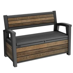 Keter Cassapanca in Resina SIGNATURE DECO BENCH 60 NOCE