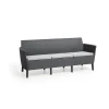 Keter Divano 3 Posti SALEMO Grafite