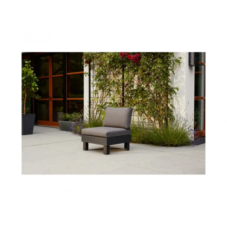 Keter Lounge ELEMENTS Modulo Seduta con Schienale e Cuscino