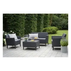 Keter Set Lounge 2 posti SALEMO Grafite