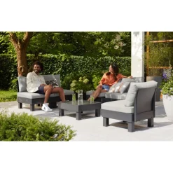 Keter Set Lounge Modulare ELEMENTS Grafite