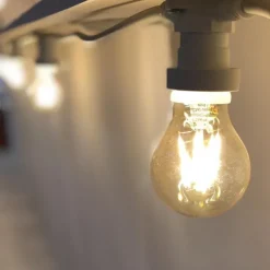 Lampadina E27 Vintage Goccia Ø 60 Bianco Caldo 4W