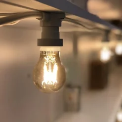 Lampadina E27 Vintage Goccia Ø 60 Bianco Caldo 4W