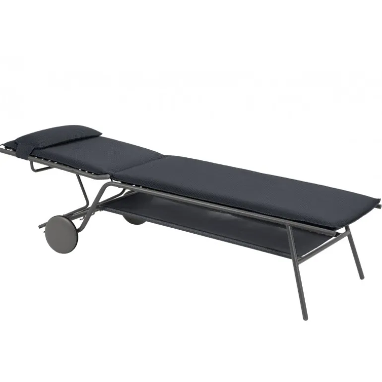 Lettino MIAMI HIGH BEC LaFuma LFM5174 Dark Grey