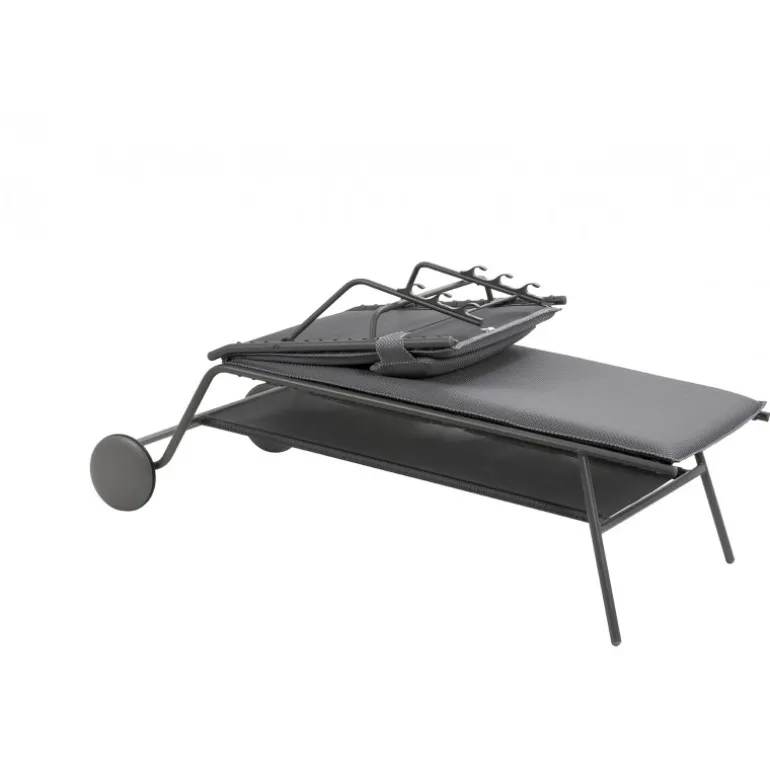 Lettino MIAMI HIGH BEC LaFuma LFM5174 Silver