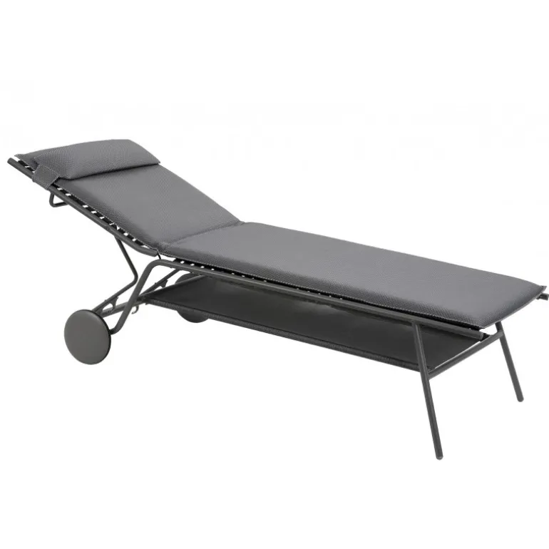 Lettino MIAMI HIGH BEC LaFuma LFM5174 Silver