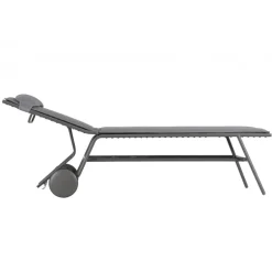 Lettino MIAMI HIGH BEC LaFuma LFM5174 Silver