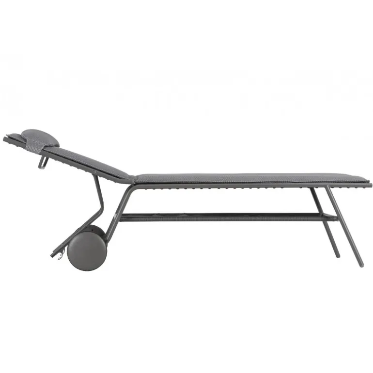 Lettino MIAMI HIGH BEC LaFuma LFM5174 Silver