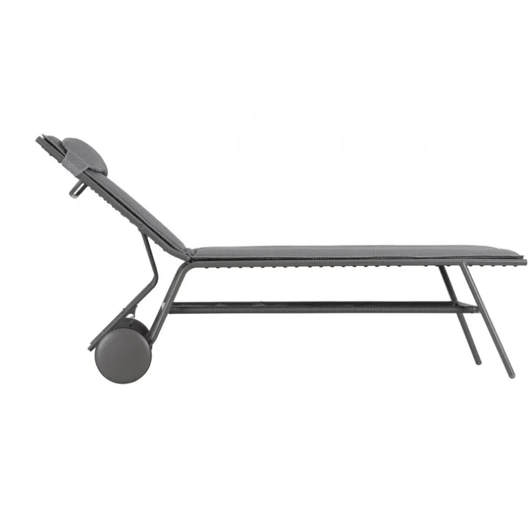 Lettino MIAMI HIGH BEC LaFuma LFM5174 Silver