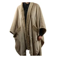 Mantella Calda Gaby Throw 125 x 175 cm Colore Sand