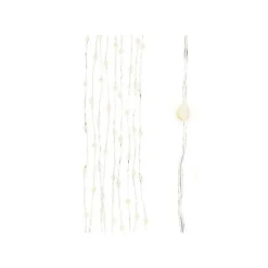 Micro led a fili uniti da esterno Argento/ Bianco dim 100 cm-100L