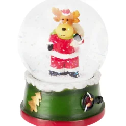 Palla di Neve di Natale 8,5 cm. Pezzo Singolo