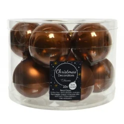 Palline di Natale da Appendere in Vetro 6 cm. Set di 10