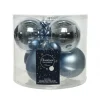 Palline di Natale in Vetro Diam 8 cm Set di 6