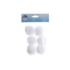 Palline di neve Bianco dim 5 cm Box da 6