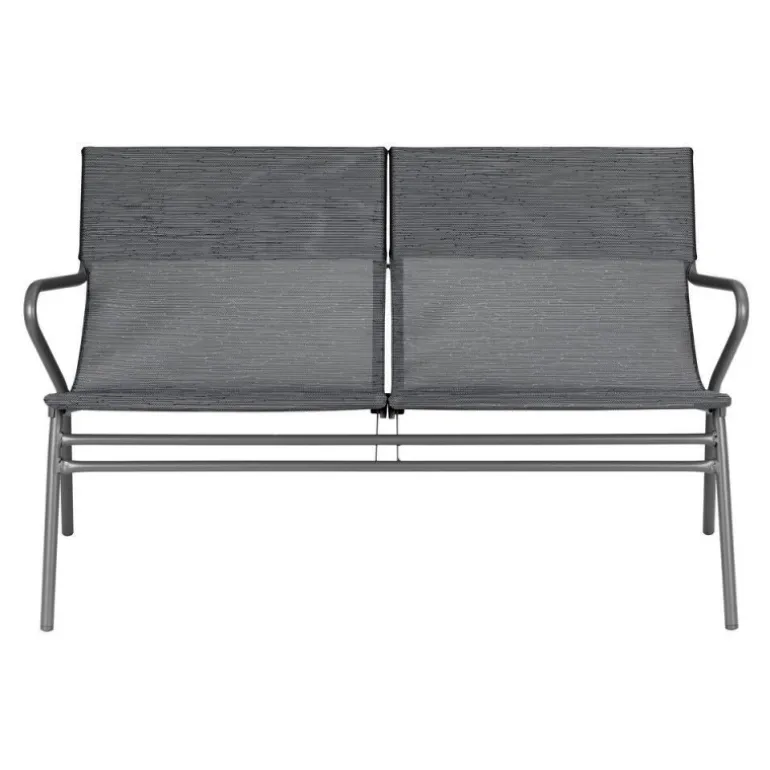 Panca Bassa imbottita VENCE LaFuma LFM5287 Obsidian/Titane