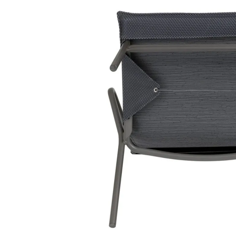 Panca Bassa imbottita VENCE LaFuma LFM5348 Dark Grey/Titane