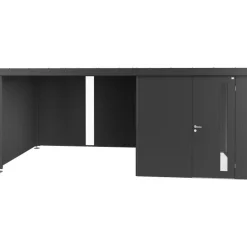 Pannello in Vetro Oscurato per Tettoia Laterale per Casetta in Metallo NEO Biohort