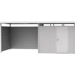 Parete Posteriore per Tettoia Laterale per Casetta in Metallo HIGHLINE Biohort