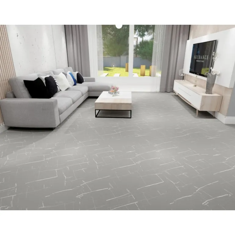 Pavimento In Spc Effetto Pietra - Marmo Venato Grigio Unionwood