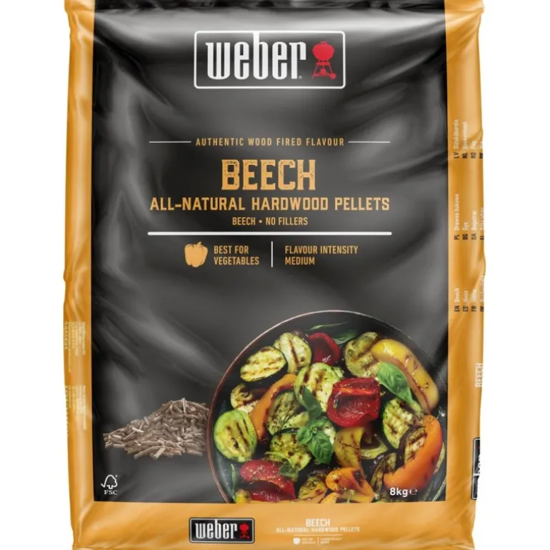 Pellet di legno FSC Weber - Faggio Cod. 3401054