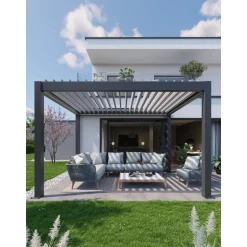 Pergola in Metallo Biohort 3x3.5 m