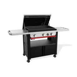 Piastra Weber a Gas Slate GPD 76 cm Premium Black Cod. 1500246