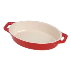 Pirofila Gratin Ovale 22 cm Rossa in Ceramica