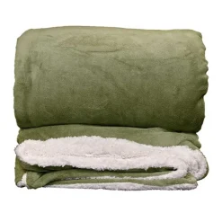 Plaid Lars XL 220x240 cm Colore Oil Green