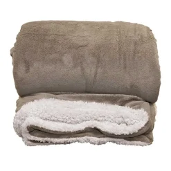 Plaid Lars XL 220x240 cm Colore Taupe