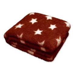 Plaid Stars Throw 150 x 200 cm Colore Clay Red